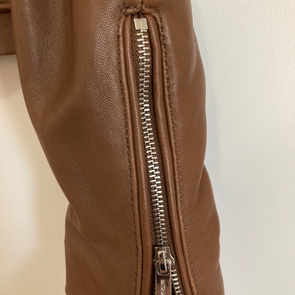 Michael Kors Leather Jacket Size S - Picture 3 of 6